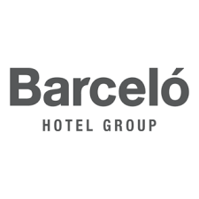 Barceló Hotel Group logo in black and white