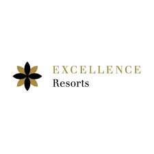 Logo for Excellence Resorts featuring a stylized flower design and text.