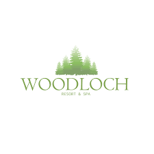 Woodloch Resort & Spa logo with green trees