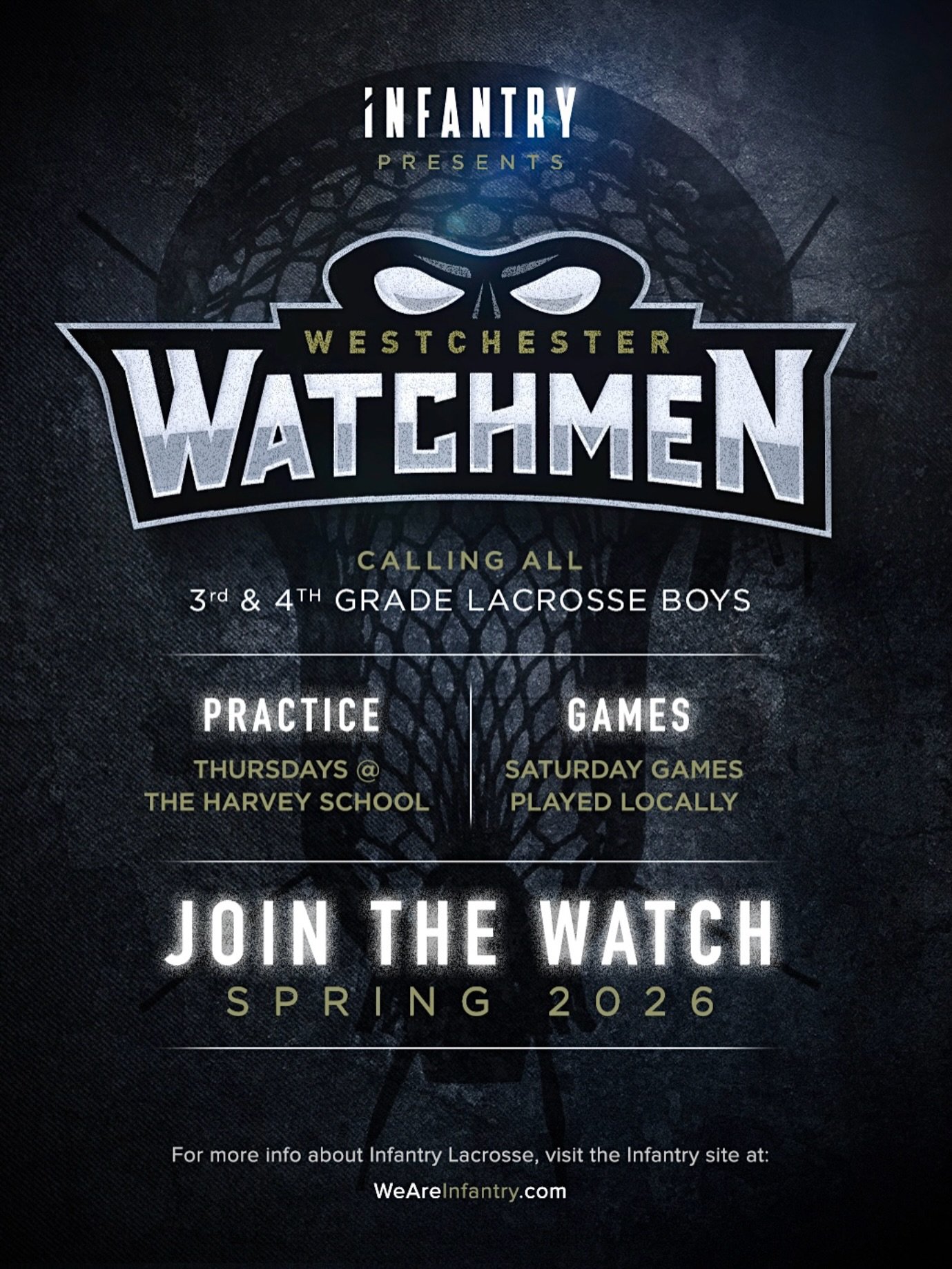 Westchester Watchmen&nbsp;is a brand-new, community-based youth lacrosse program&nbsp;powered by Infantry Lacrosse for 3rd and 4th grade boys team this spring. (Registration link in bio) ☑️
#westchesterwatchmen #lacrosse #westchester #youthsports #sp