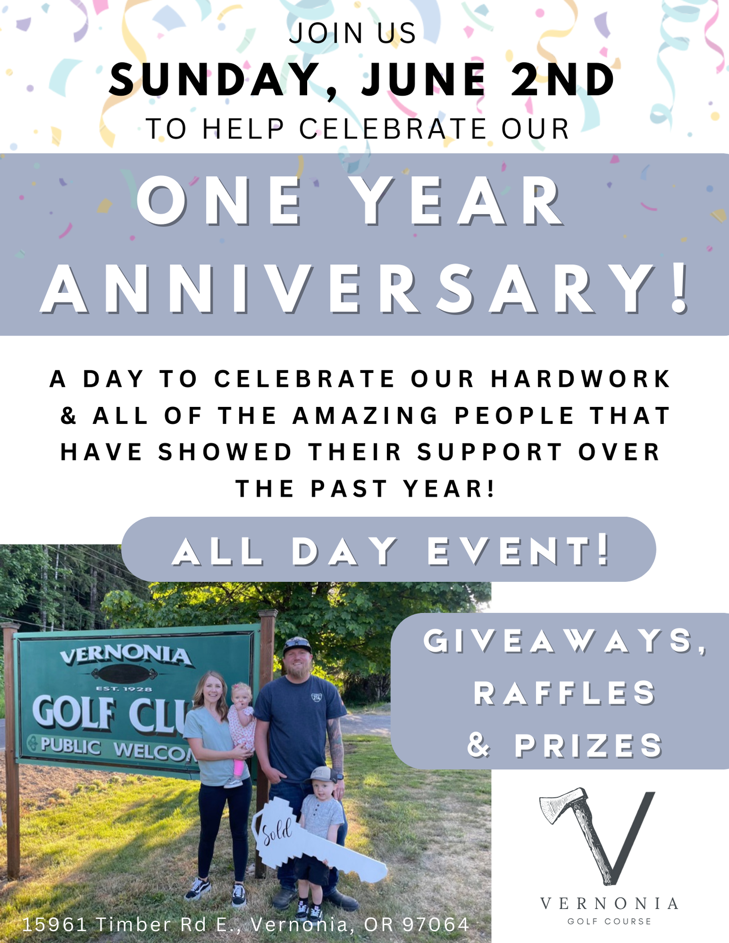Events Vernonia Golf Course