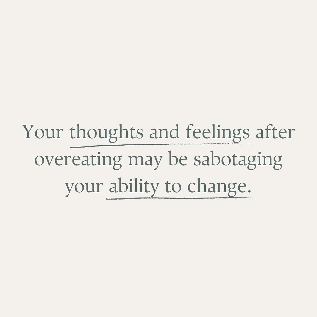 Here&rsquo;s the scenario:&nbsp;

You&rsquo;ve had a stressful day and end up eating way more ice cream, chips, or (fill in the blank) than planned. As soon as you finish, guilt kicks in.

&ldquo;That was bad,&rdquo; you tell yourself. &ldquo;I&rsquo