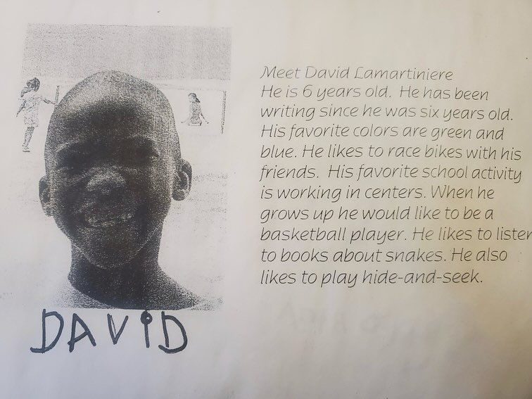 Dear 1st Grade David,

You may not realize it now, but the boy who walked into school carrying his books in a grocery bag 🛍️ was never poor &mdash; he was being prepared 💪🏾. Every step you took, every moment you felt overlooked, every time you hea