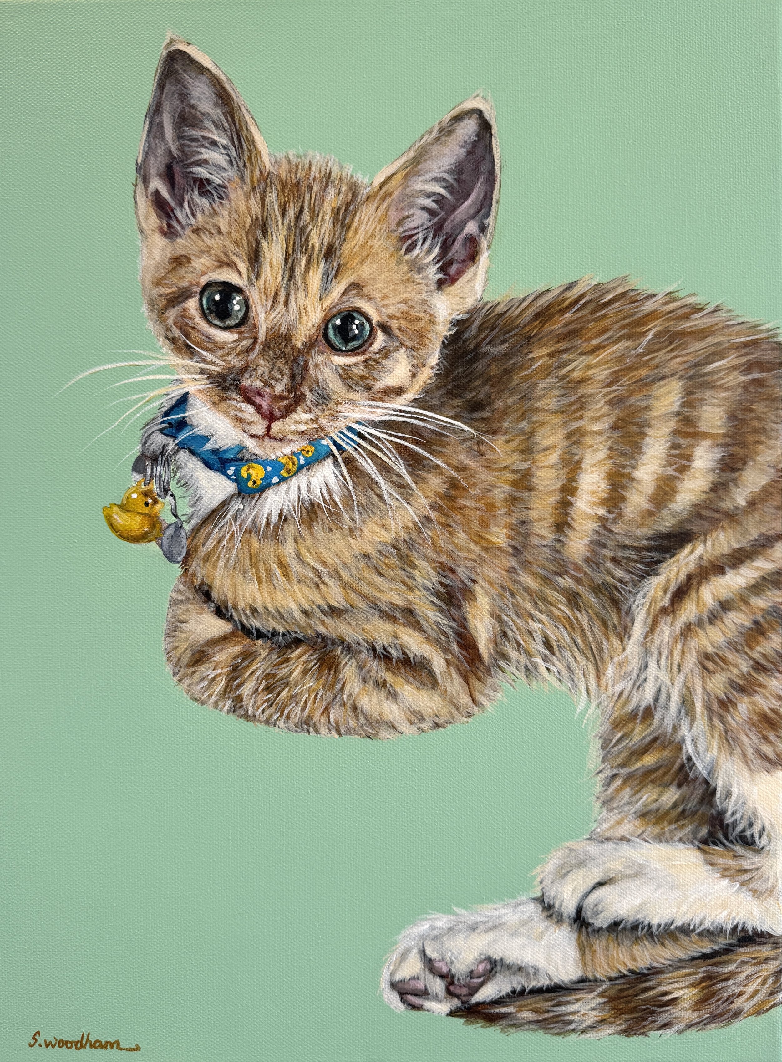 Alfie, 12"x16" - SOLD
