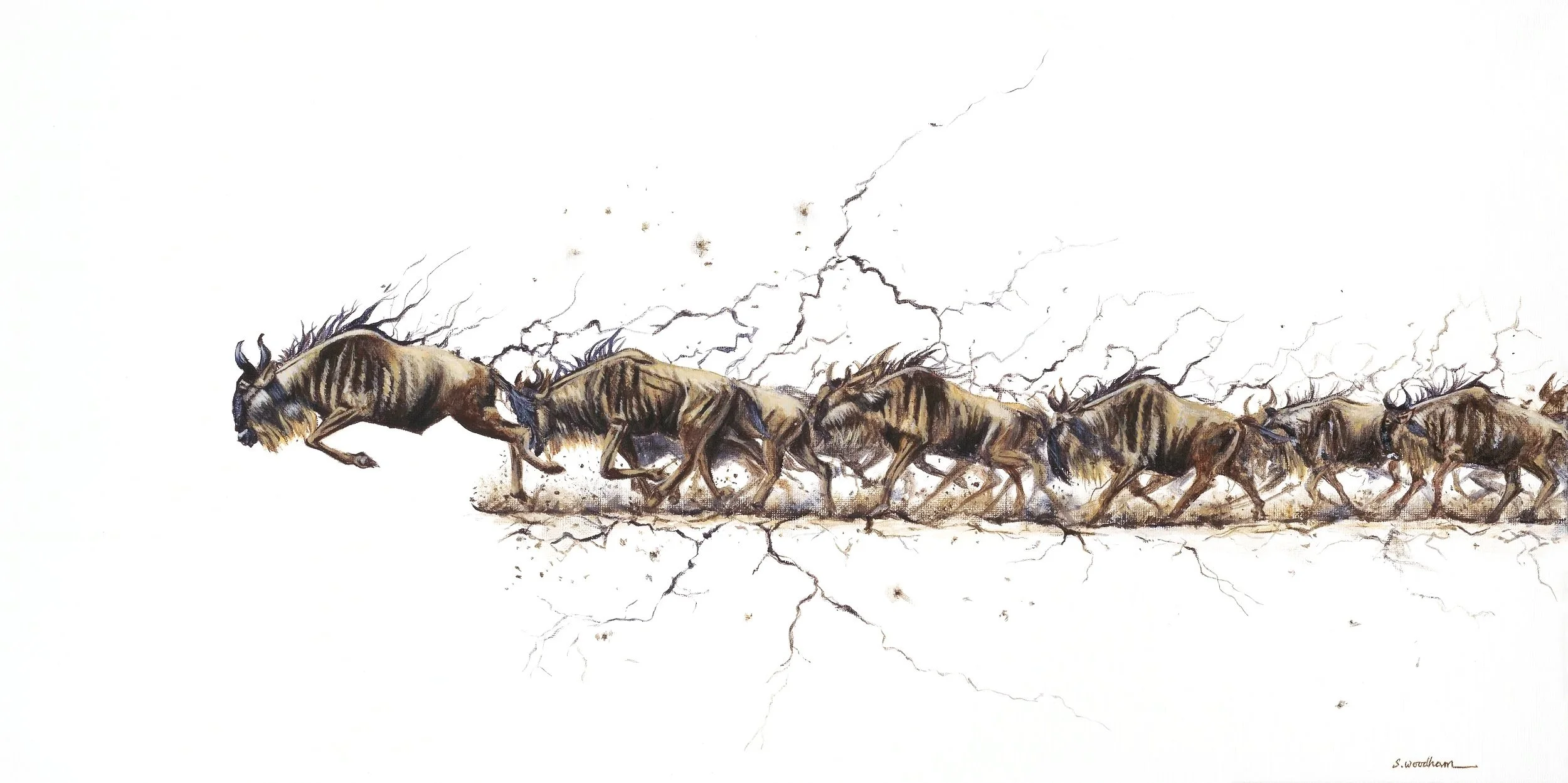Edge of Existence, 12"x14" unframed - AVAILABLE