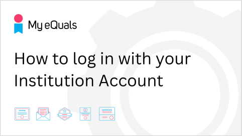 How to log in with your Institution Account