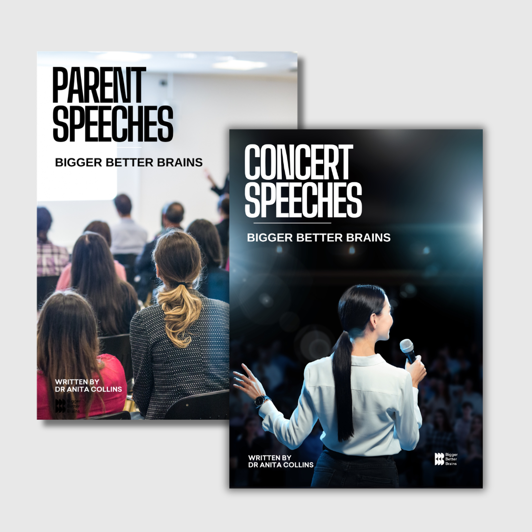 Ready-to-use Speeches: Concert & Parent Bundle