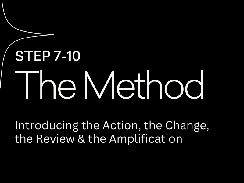 Learn the Method (Steps 7-10)