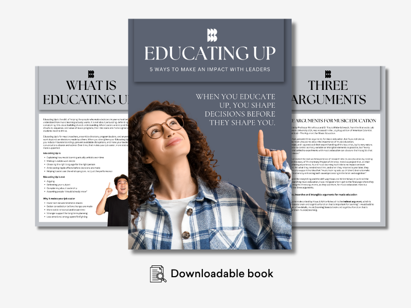 BBB Educating Up Book - 5 ways to make an impact with leaders