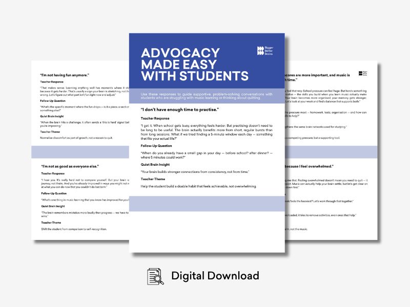 Advocacy made easy with students