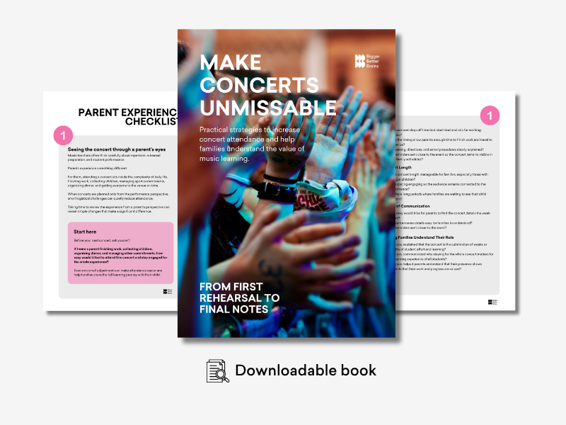 BBB Make Concerts Unmissable Digital Book