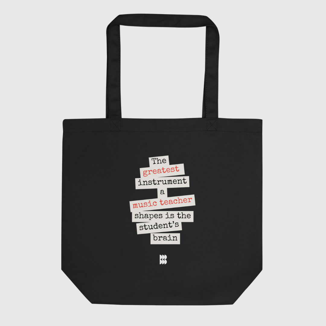 Greatest Music Teachers Typewriter (Tote Bag)
