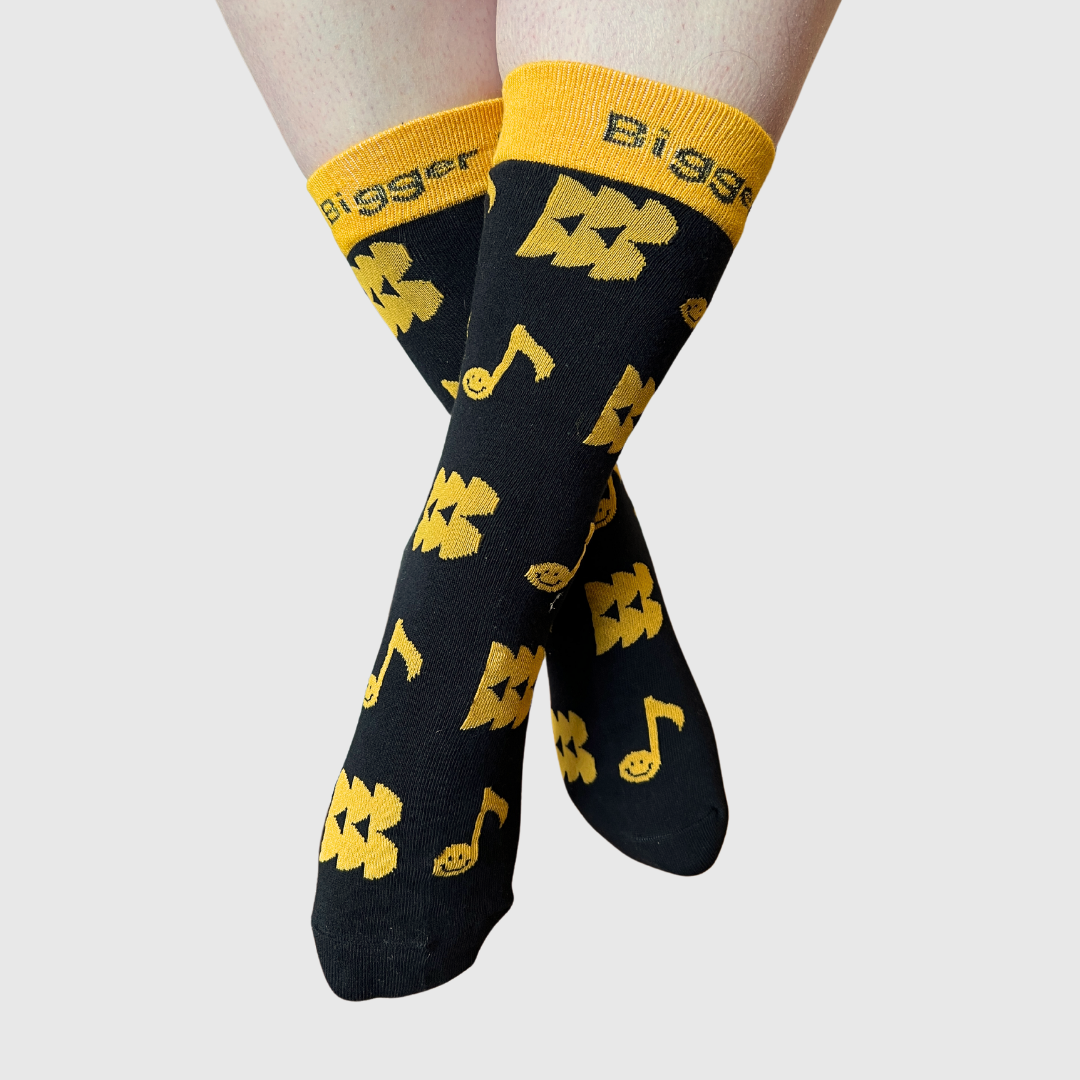 I Turn Notes into Smiles Socks