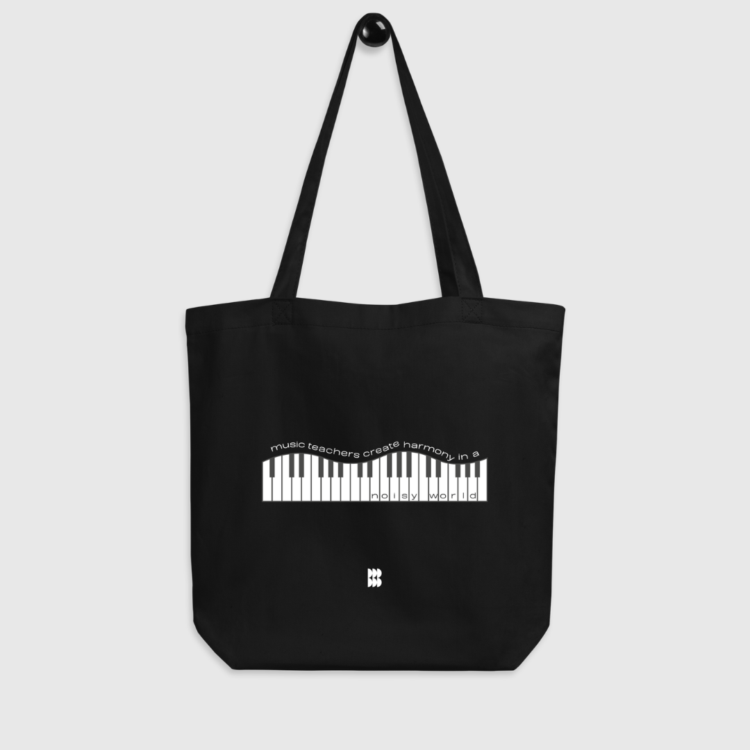 Noisy World Piano (Tote Bag)