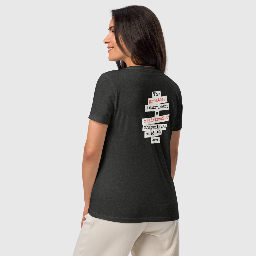 Back - Greatest Music Teachers Typewriter (Tshirt)