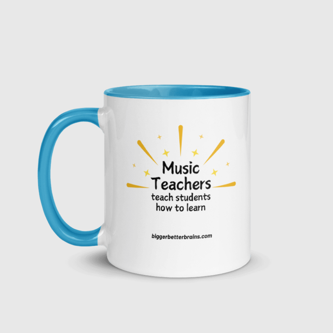 Music Teachers Teach Students How to Learn Mug