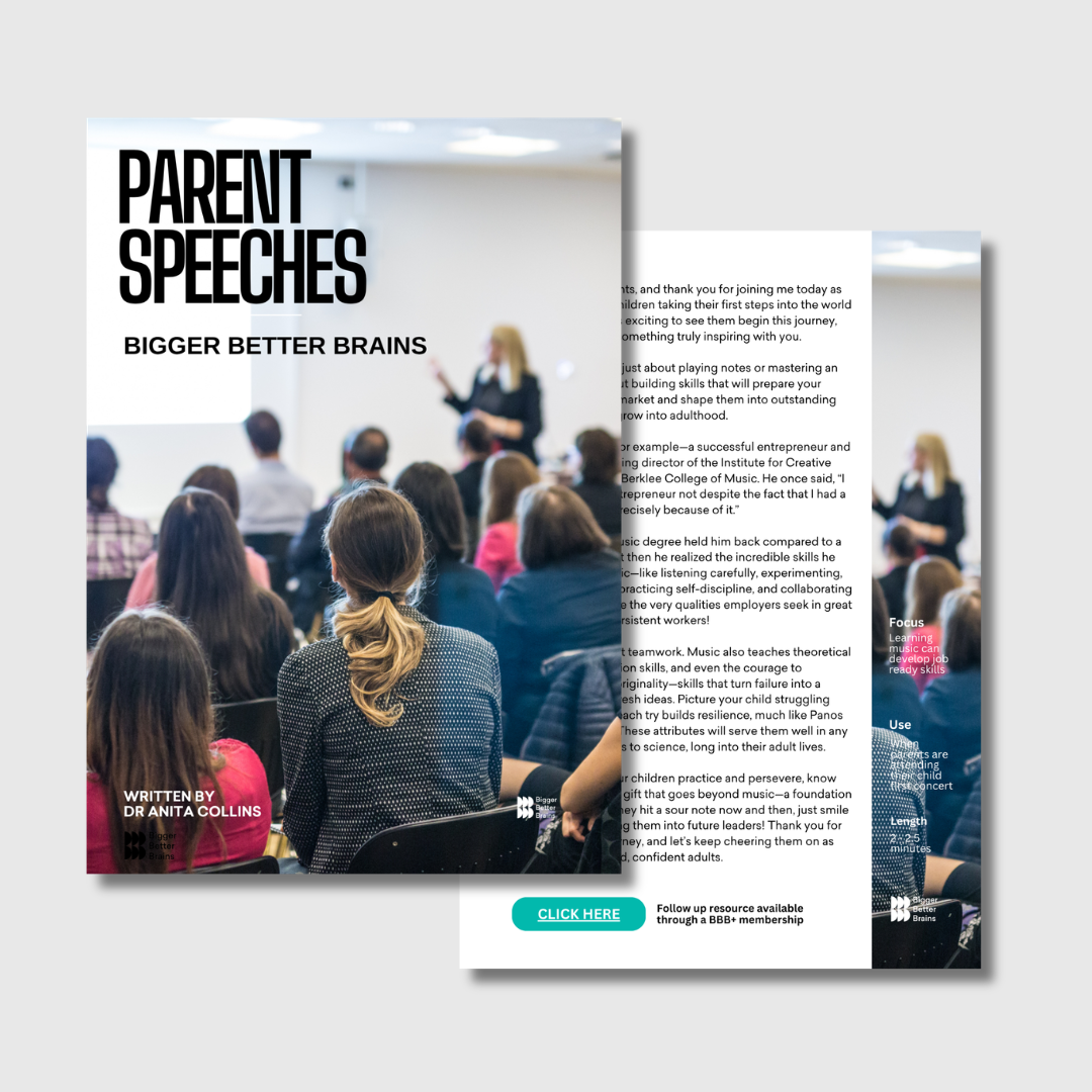 Ready-to-Use Speeches: Parent Set