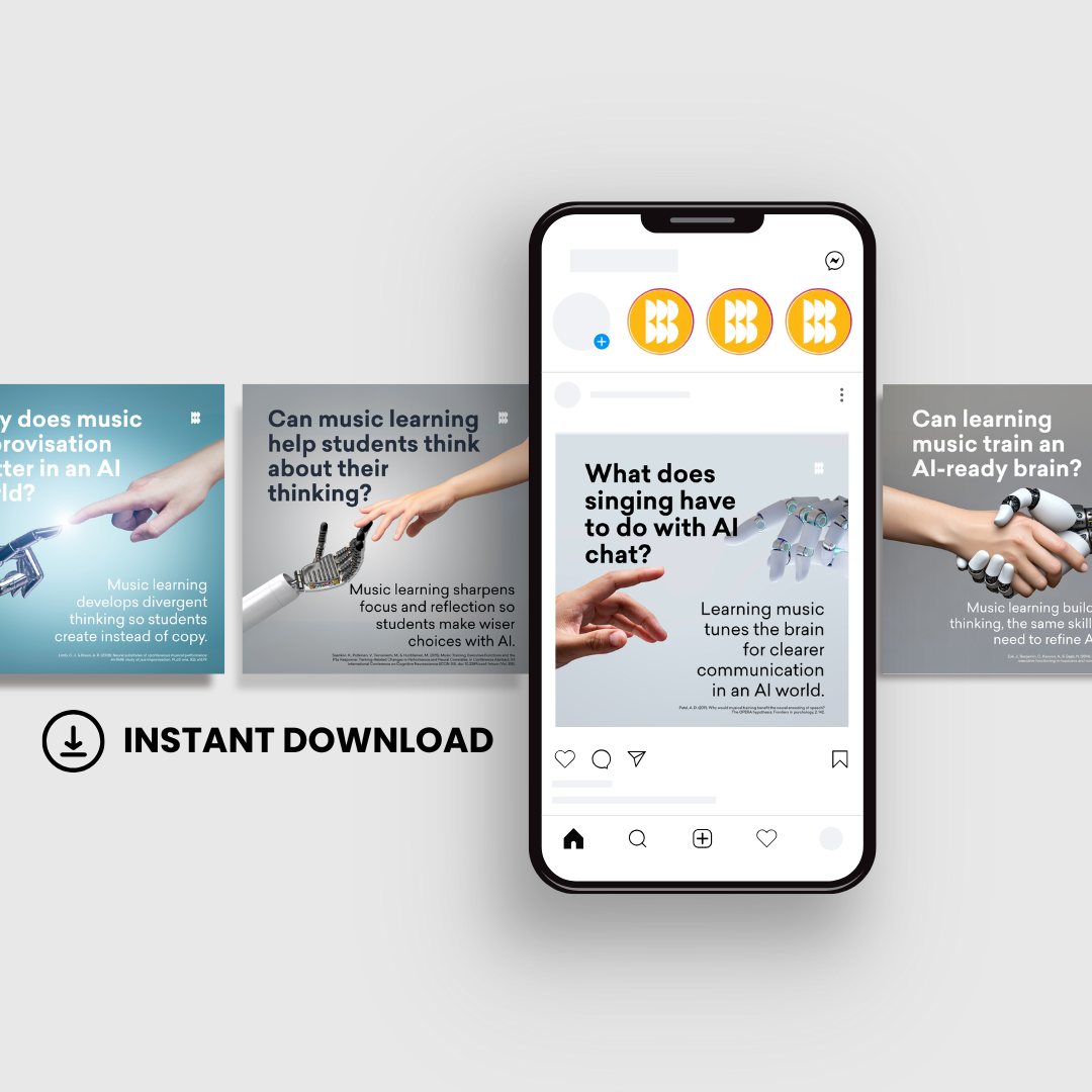 Music Learning and AI Digital Campaign