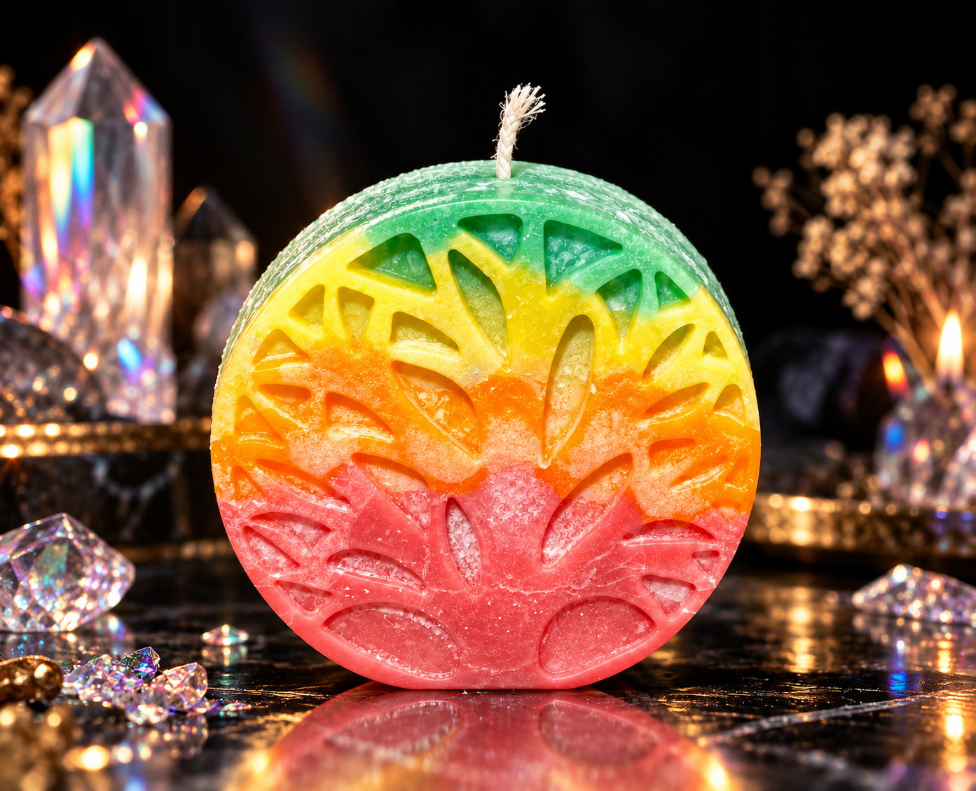 Capricorn New Moon - Tree of Life Candle