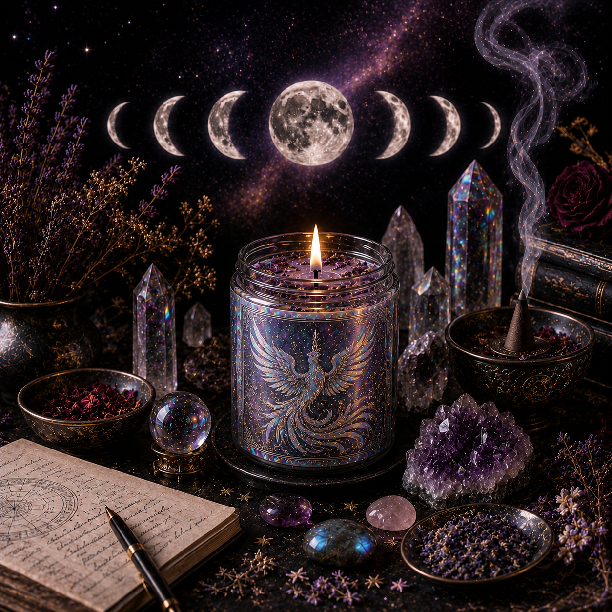 Candle Magic &amp; the Moon: Working with Lunar Energy