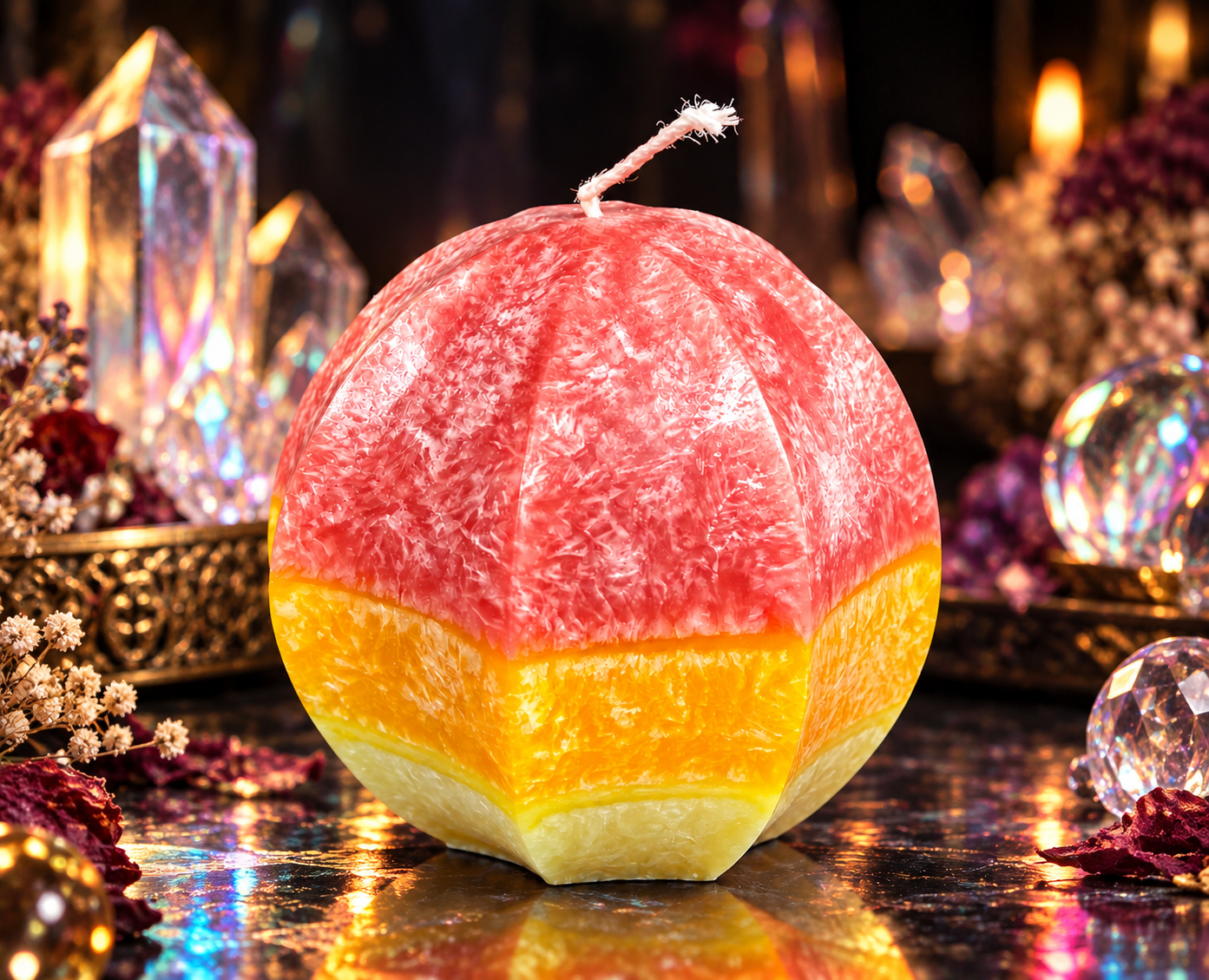 Capricorn New Moon - Sphere Candle