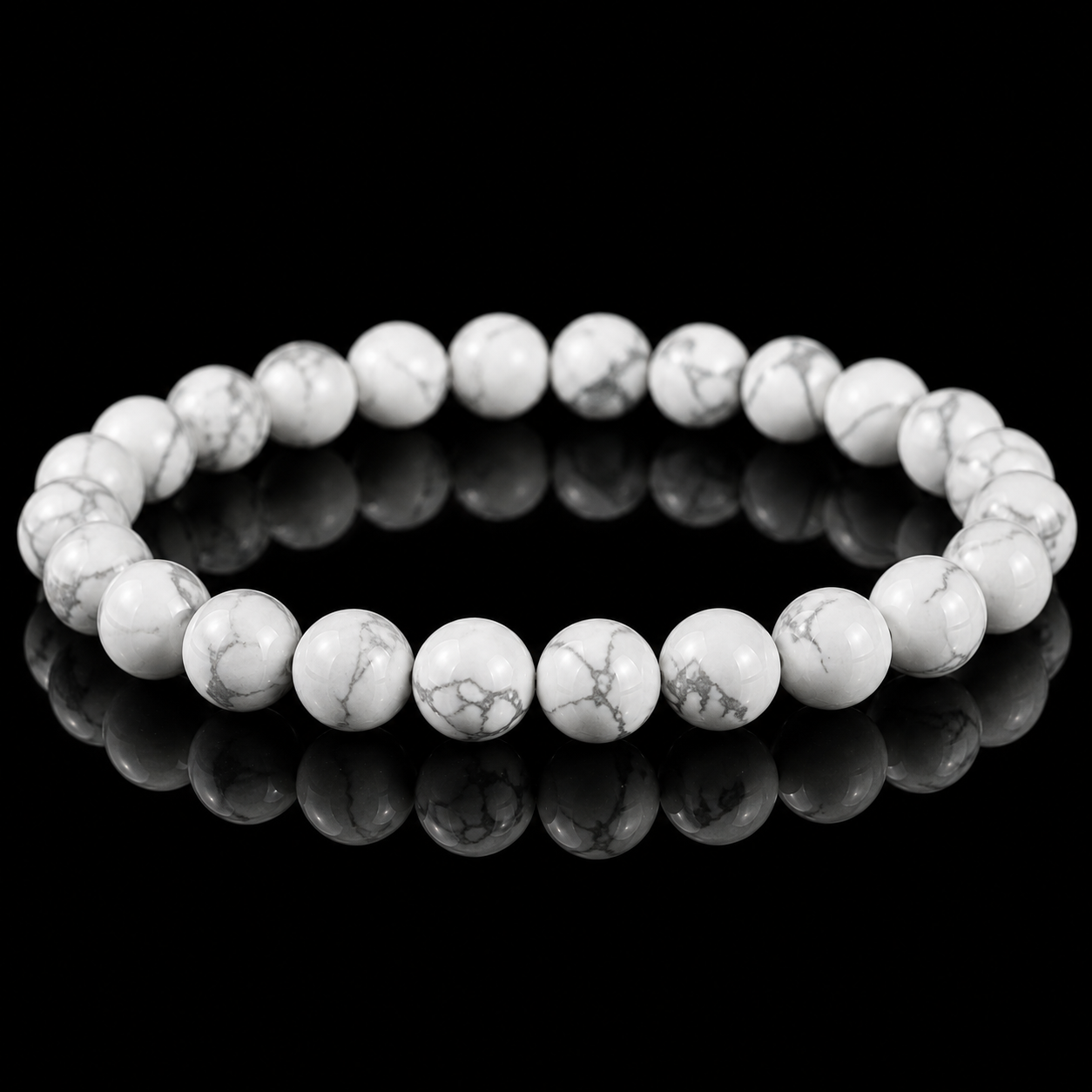 White Howlite Bracelet