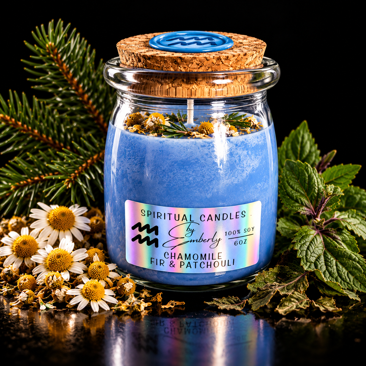 Aquarius Working Candle