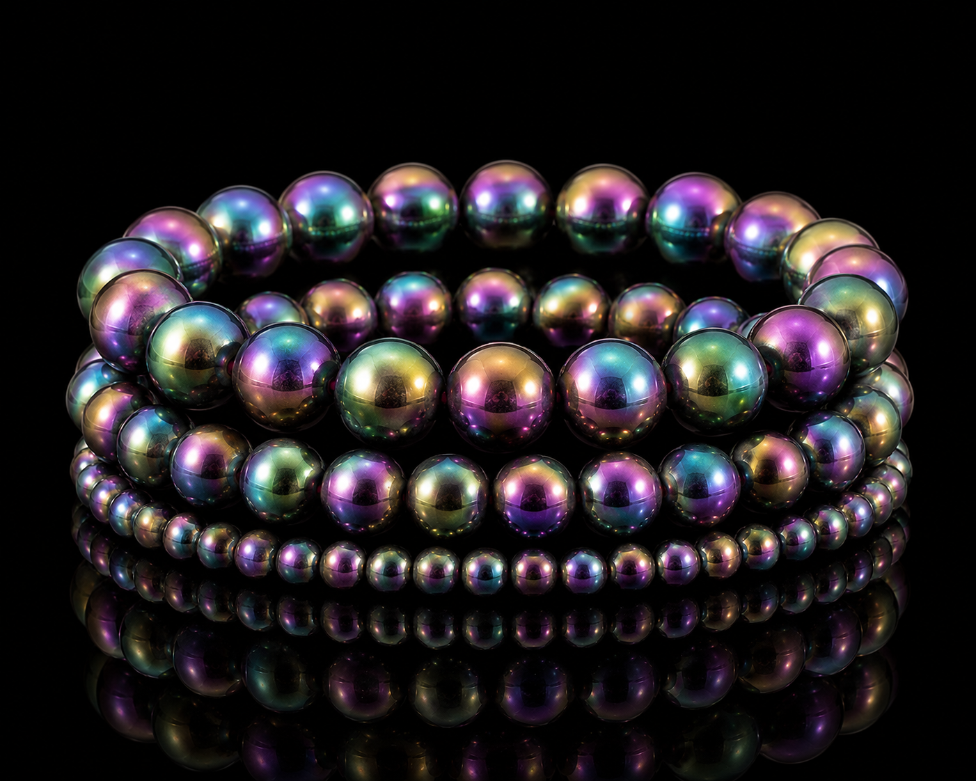 Rainbow Hematite Bracelet