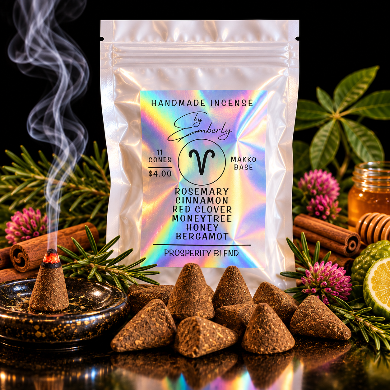 Aries Full Moon - Prosperity Incense