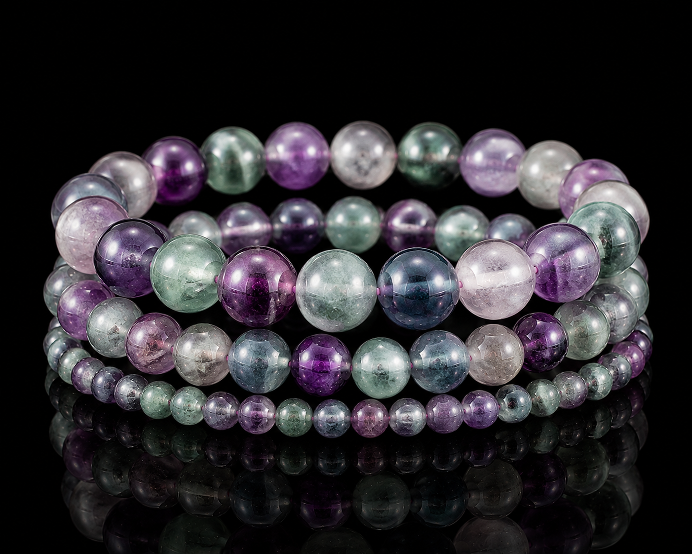 Mixed Fluorite Bracelet