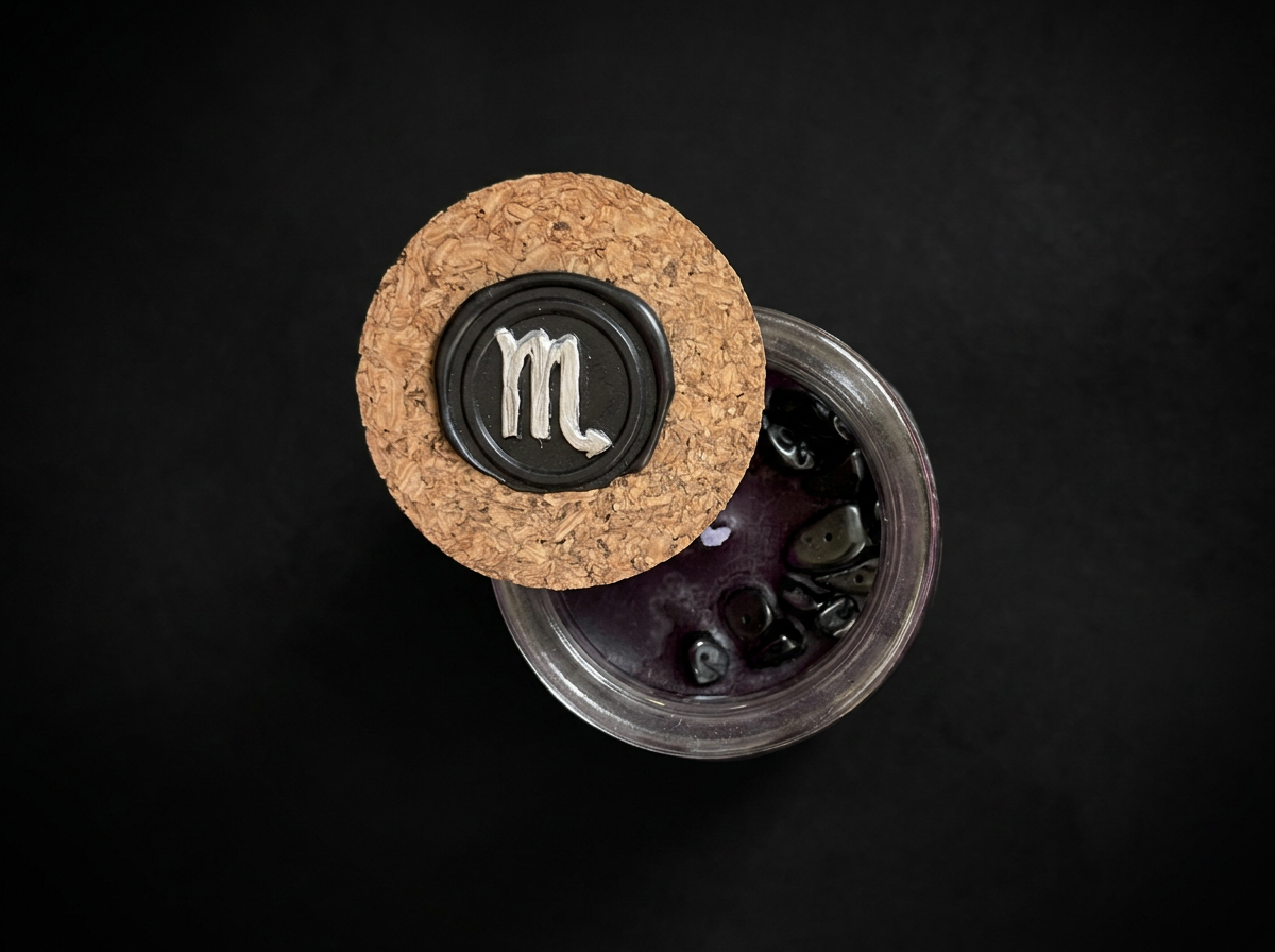 Scorpio Working Candle