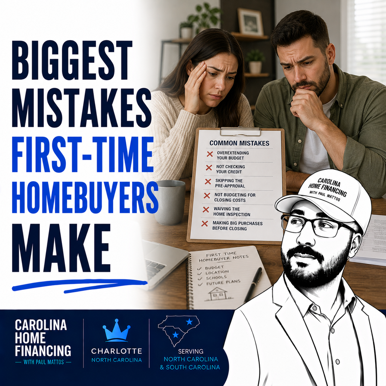 Biggest Mistakes First-Time Homebuyers Make