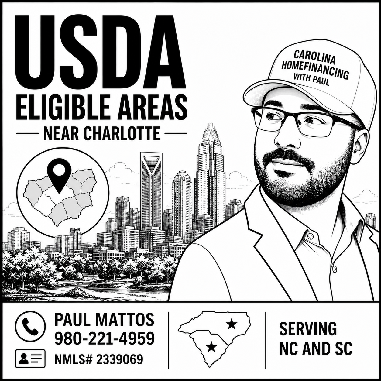 USDA Eligible Areas Near Charlotte