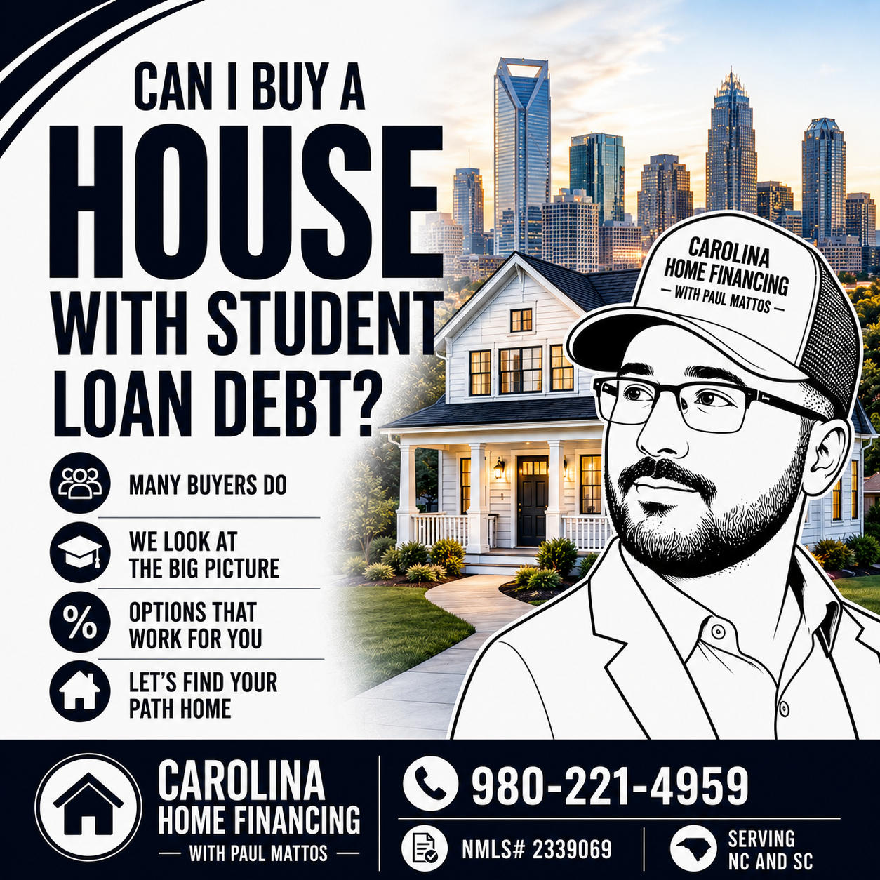 Can I Buy a House With Student Loan Debt?