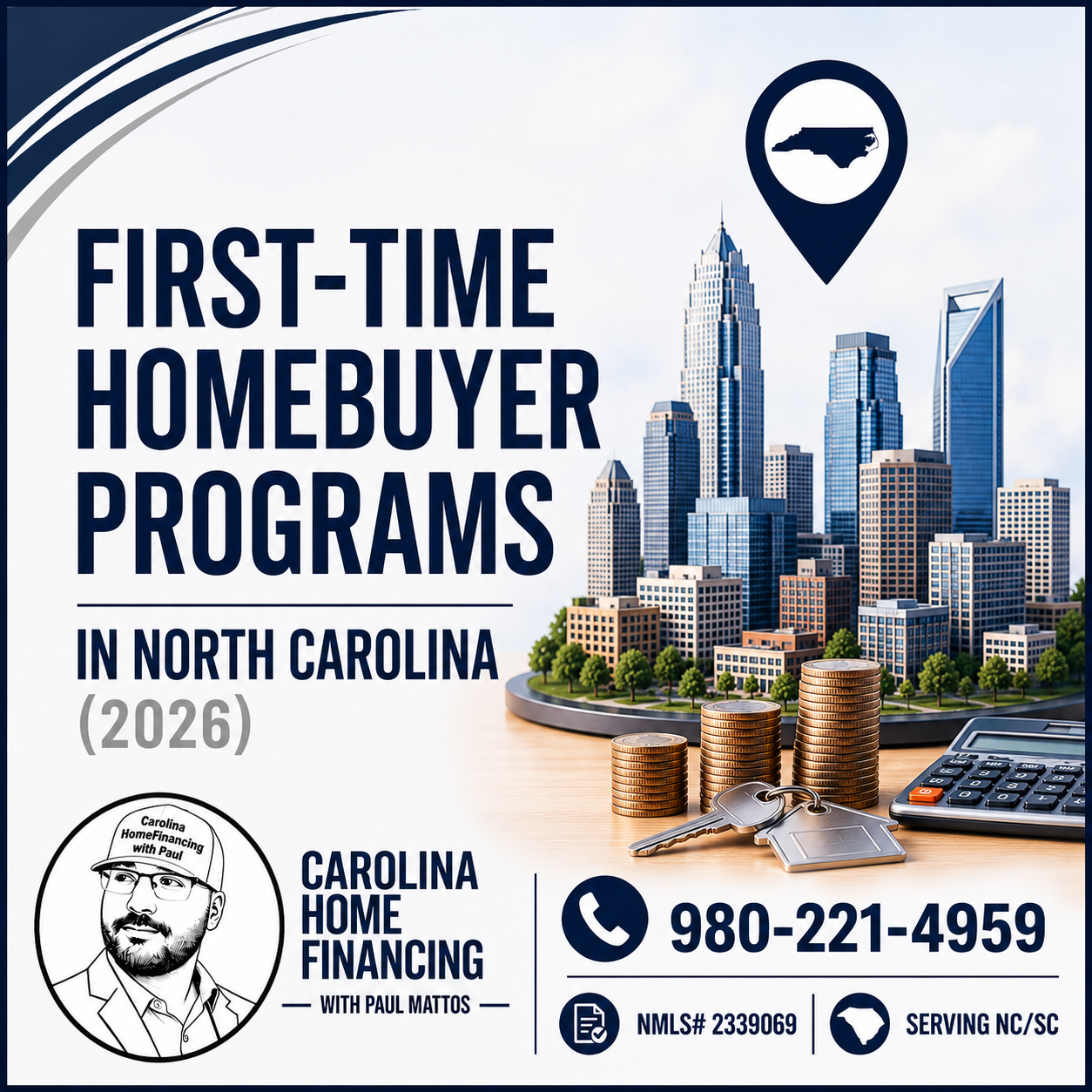 First-Time Homebuyer Programs in North Carolina (2026)