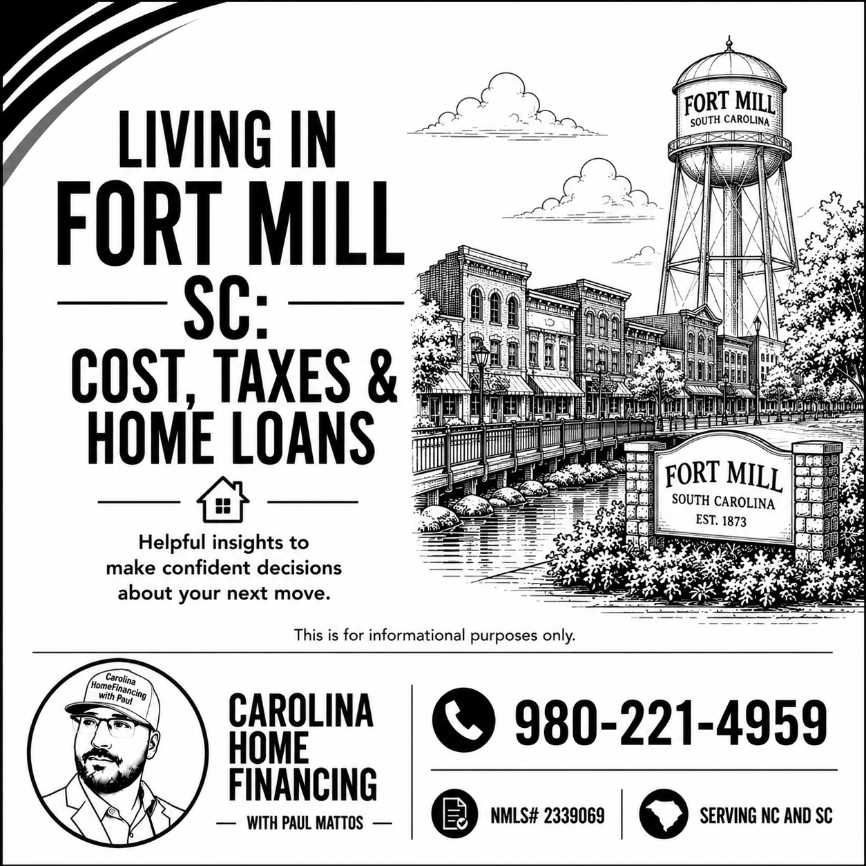 Living in Fort Mill SC: Cost, Taxes &amp; Home Loans