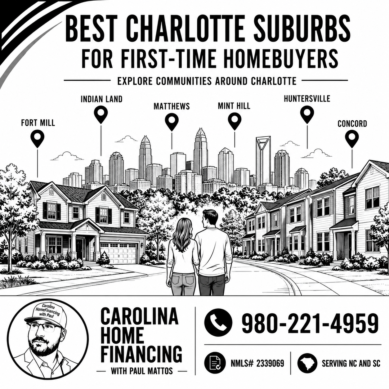 Best Charlotte Suburbs for First-Time Homebuyers