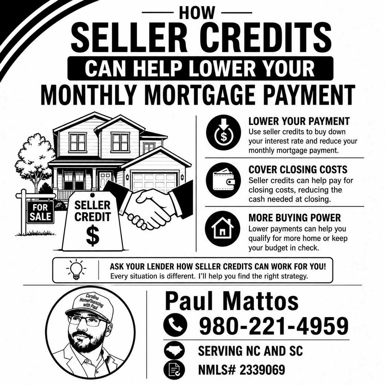 How Seller Credits Can Help Lower Your Monthly Mortgage Payment