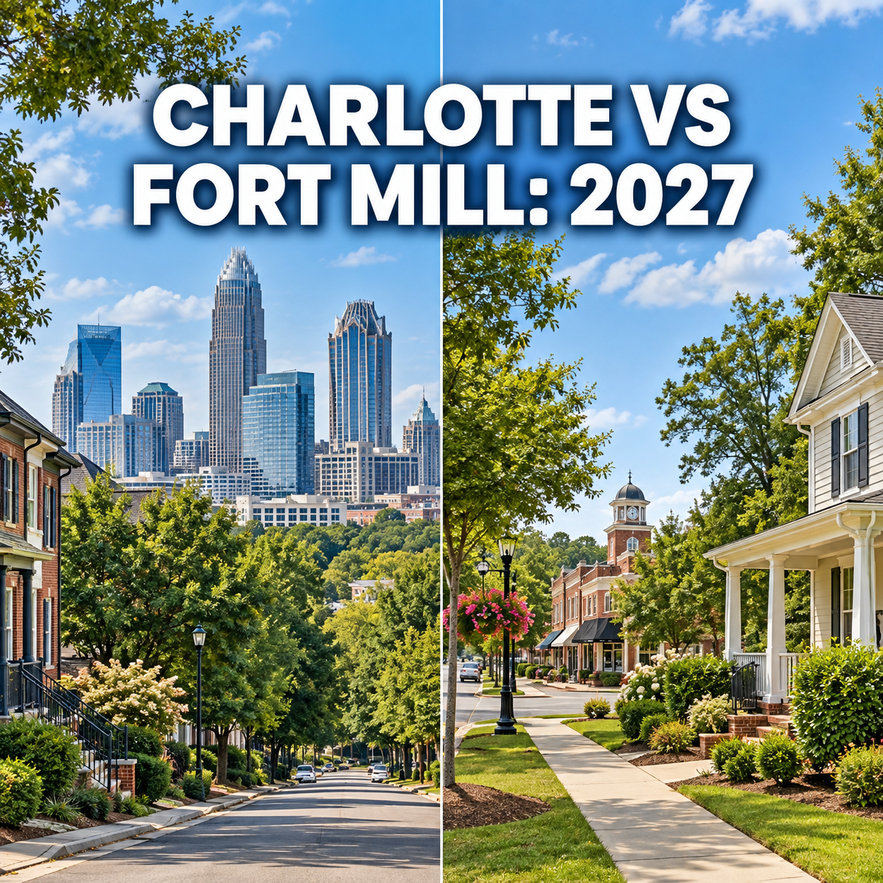 Charlotte vs Fort Mill SC: Where Should You Buy in 2027?