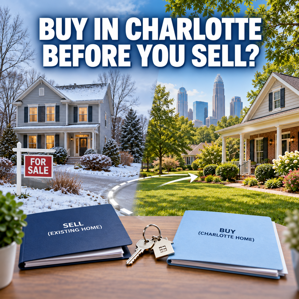 Buying in Charlotte Before Selling Your Current Home in Another State