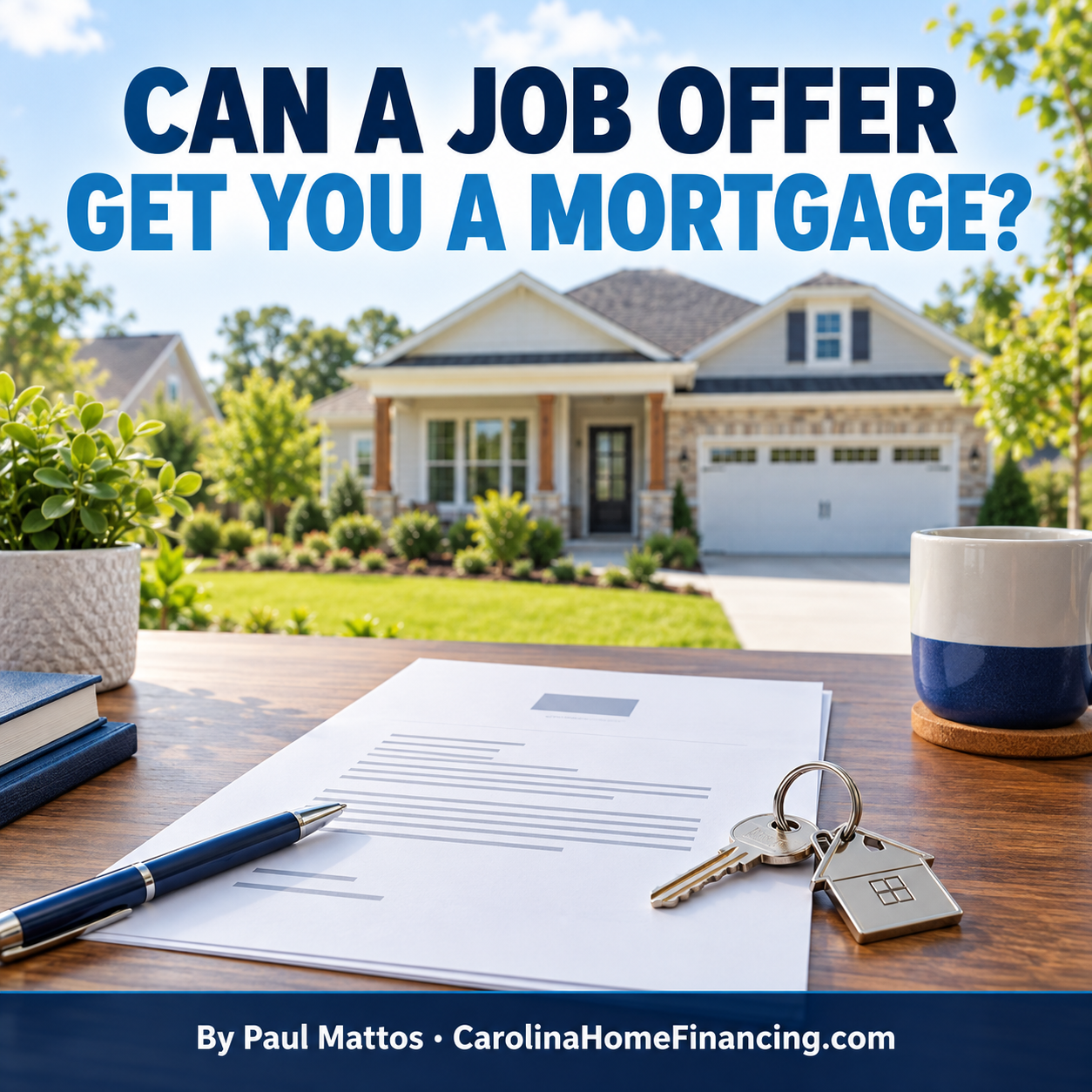 Can I Get a Mortgage in Charlotte Using a New Job Offer Letter?
