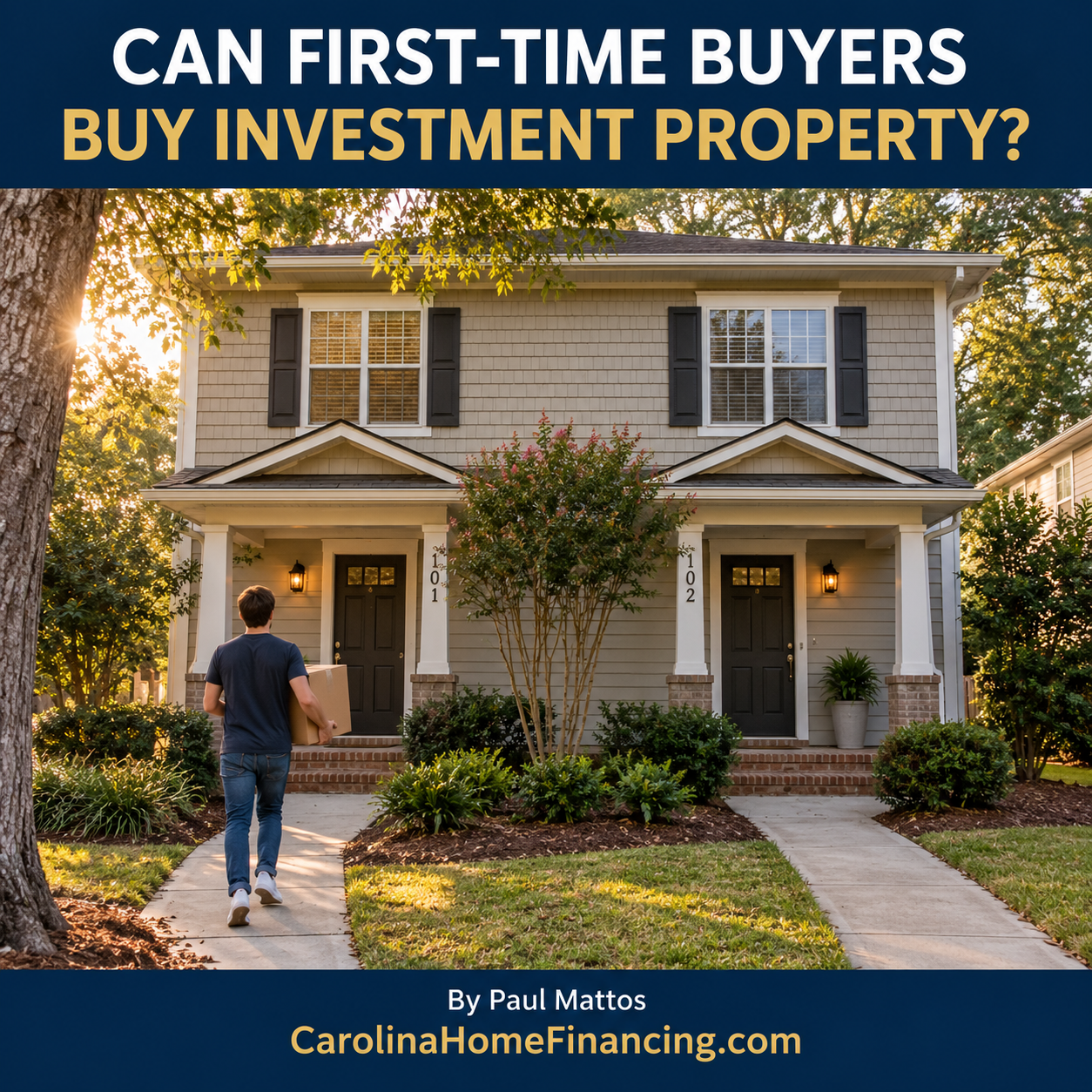Can First-Time Buyers Buy Investment Property?