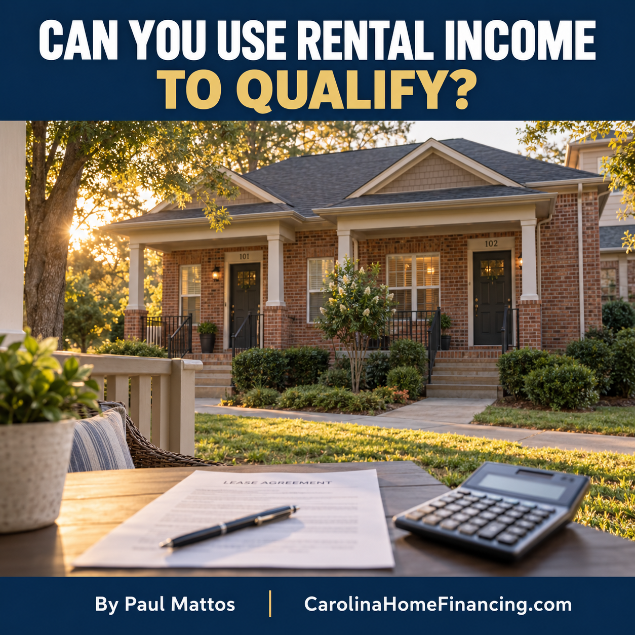 Can You Use Rental Income to Qualify?