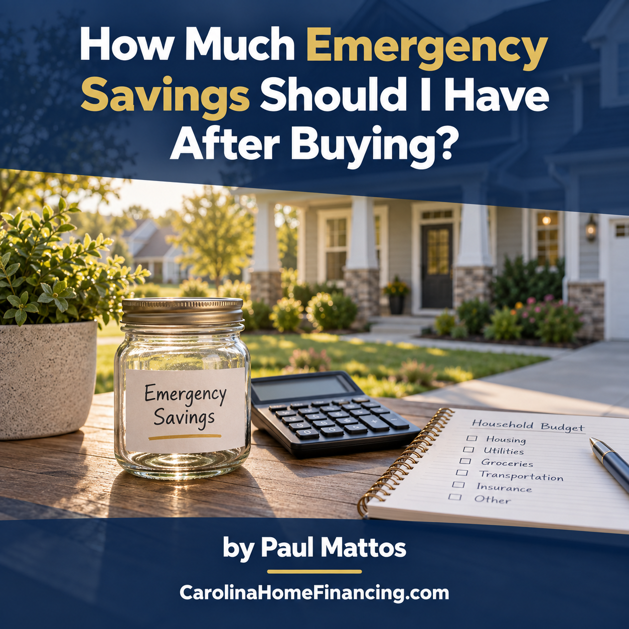 How Much Emergency Savings Should I Have After Buying?