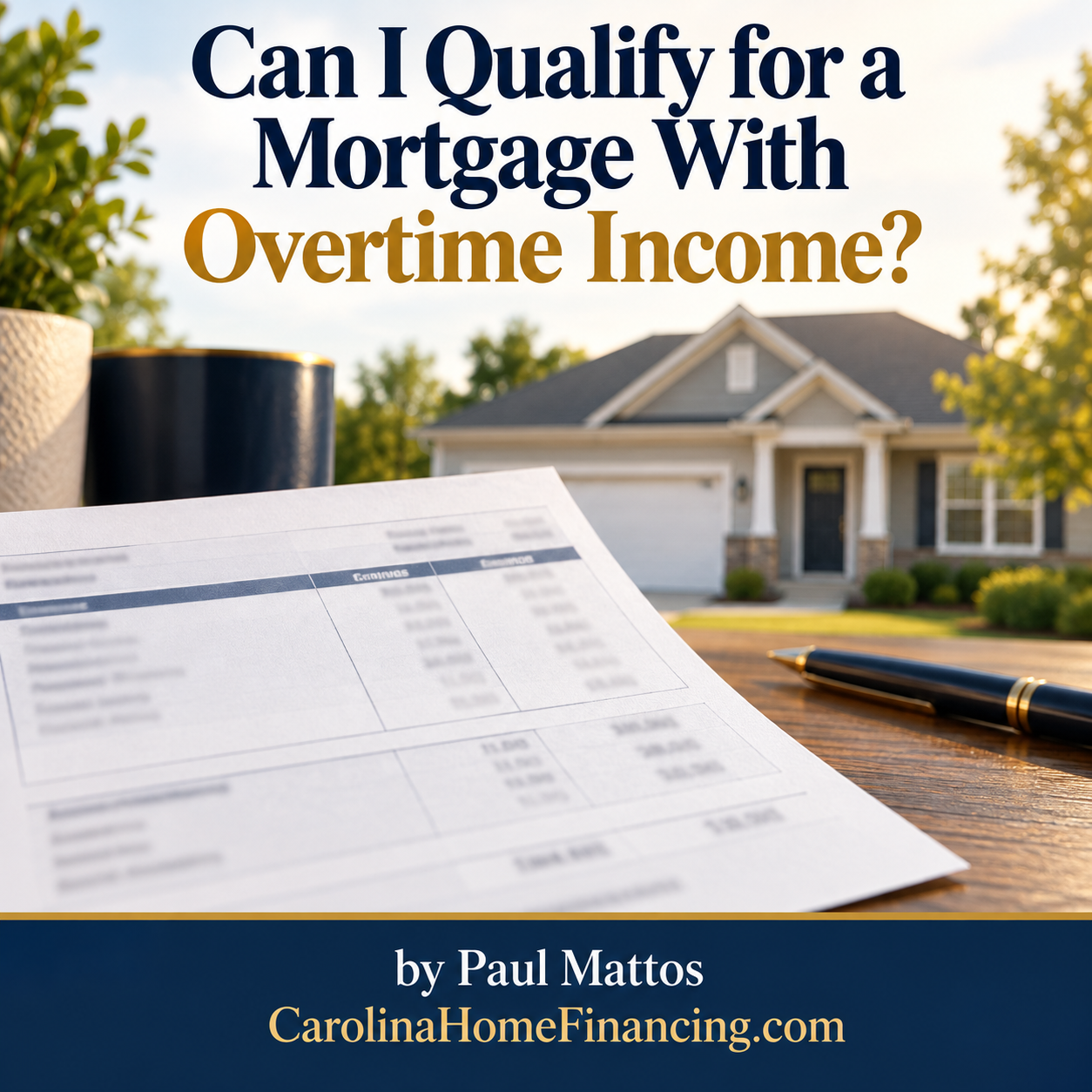 Can I Qualify for a Mortgage With Overtime Income?