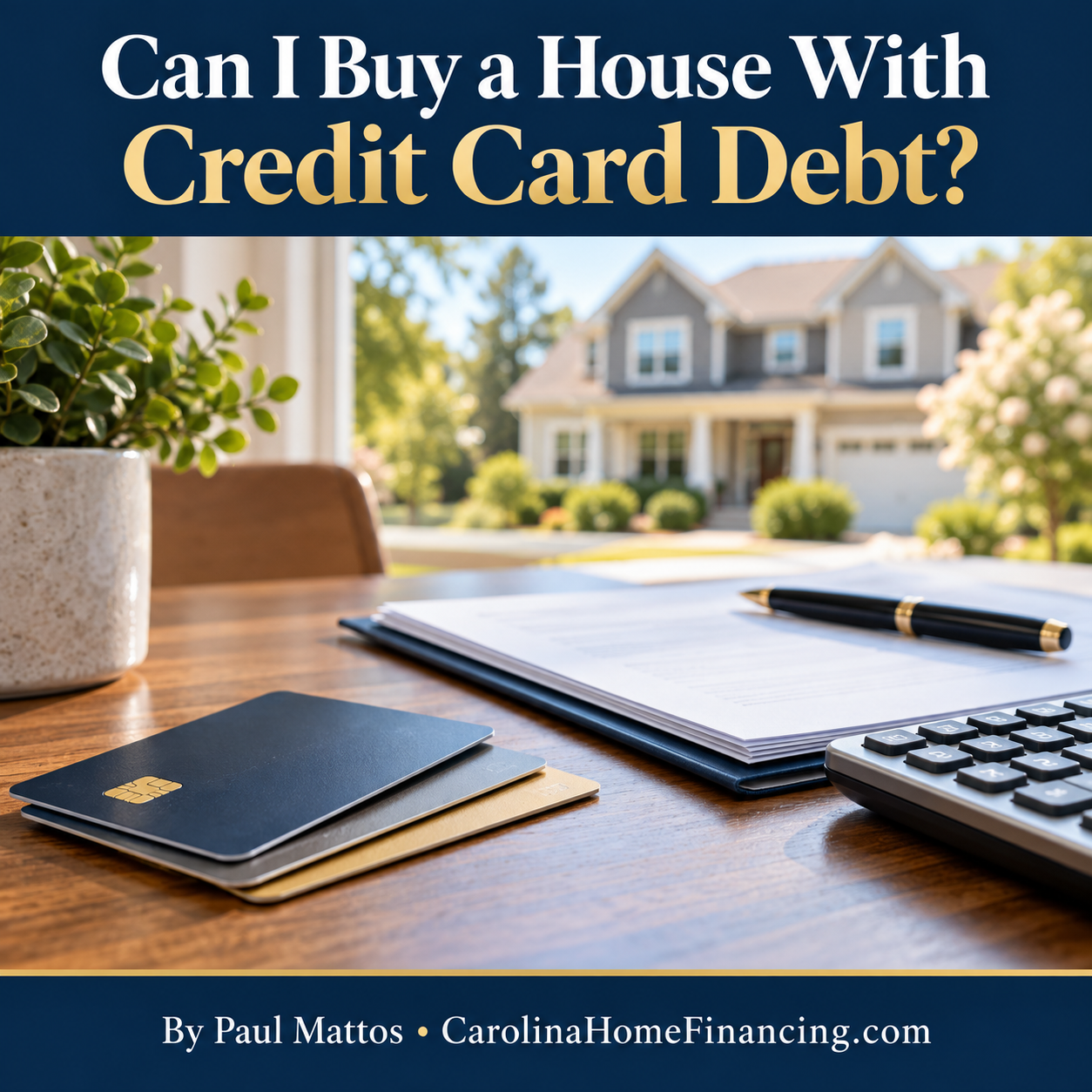 Can I Buy a House With Credit Card Debt?