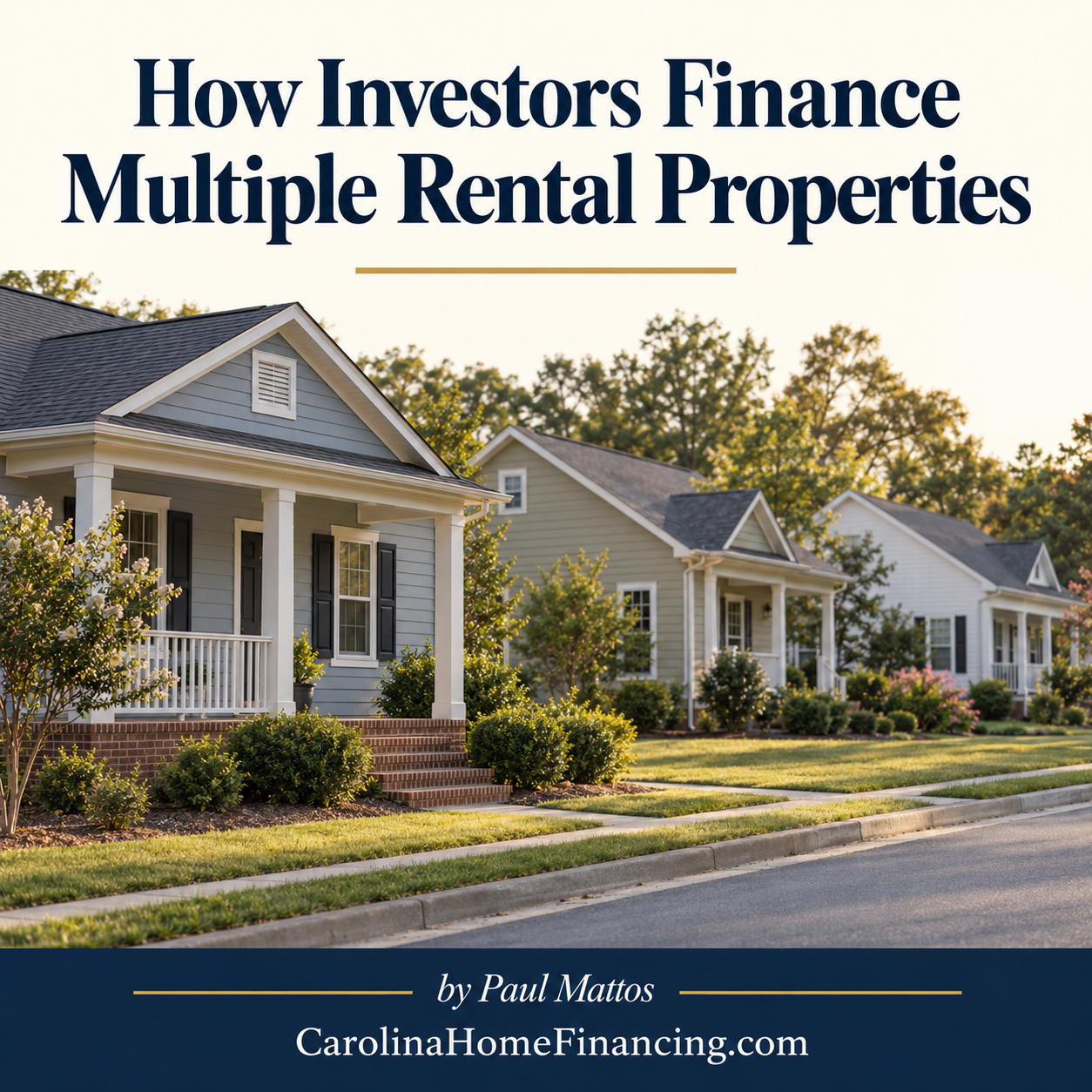 How Investors Finance Multiple Rental Properties