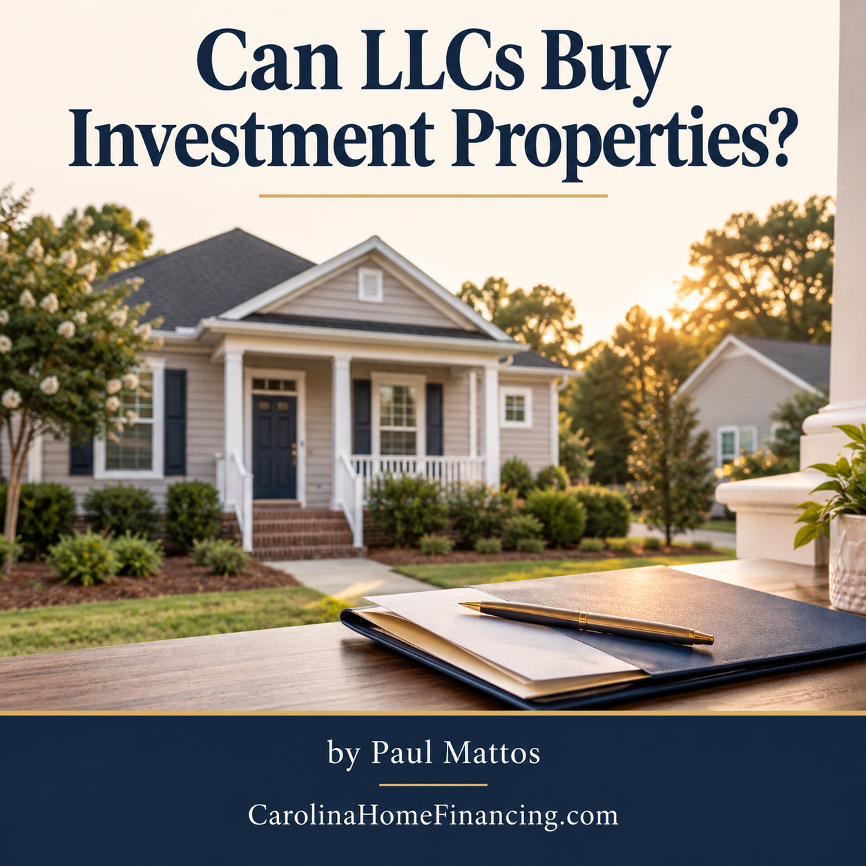 Can LLCs Buy Investment Properties?
