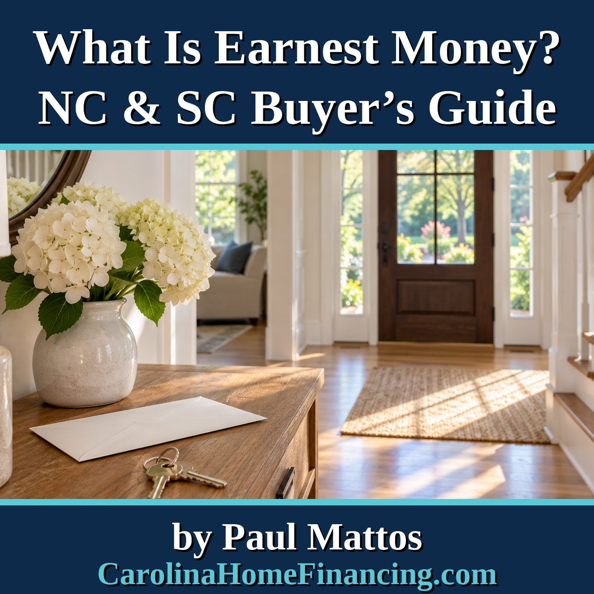 What Is Earnest Money? A Guide for NC and SC Homebuyers