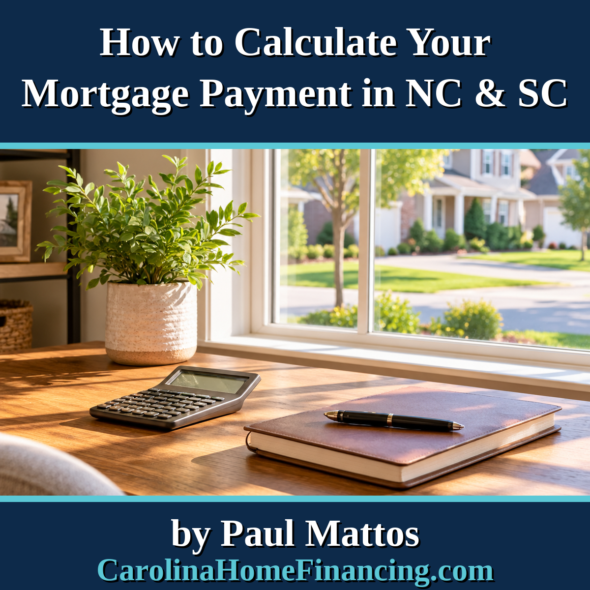 How to Calculate Your Monthly Mortgage Payment in NC and SC